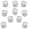 & 4-1/8 Inch O.D.. Red Hound Auto 10 Cup Holders Plastic Pocket Recessed Insert Universal with Drain for craft RV Car Truck Marine Pontoon Motorhome Camper Drop In White 3-1/2 Inch I.D