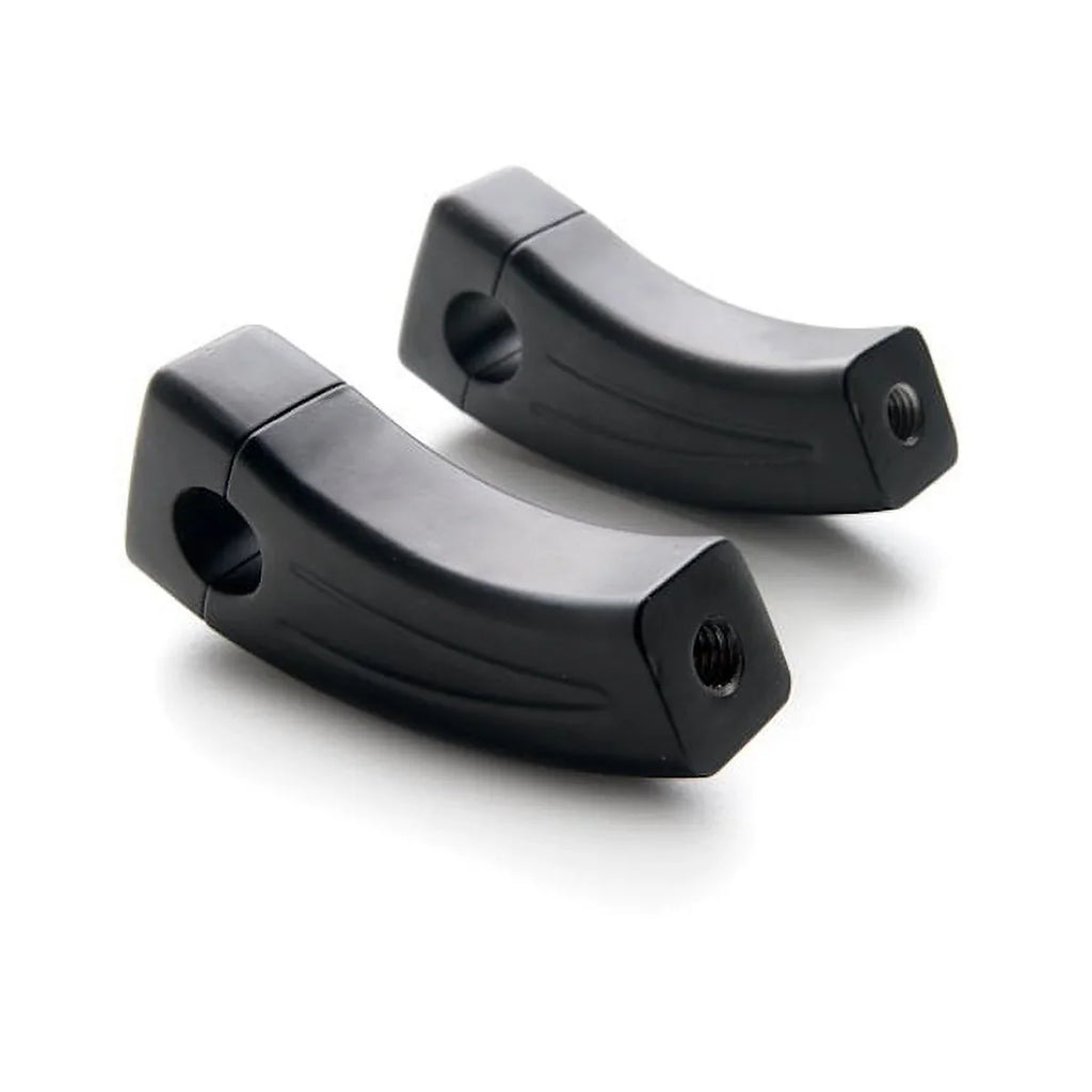 Krator 3.5" Black Bike Handlebar Pullback Risers 7/8" suitable with Yamaha XS 360 400 500 650 750 850 900 1100