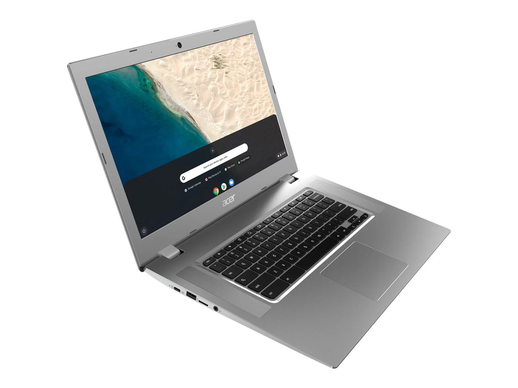 Chromebook 315 CB315-2H-68E6 - AMD A6 - 9220C / up to 2.7 GHz - Chrome OS - Radeon R5 - 4 GB RAM - 32 GB eMMC - 15.6" IPS 1920 x 1080 (Full HD) - Wi-Fi 5 - pure silver - kbd: US