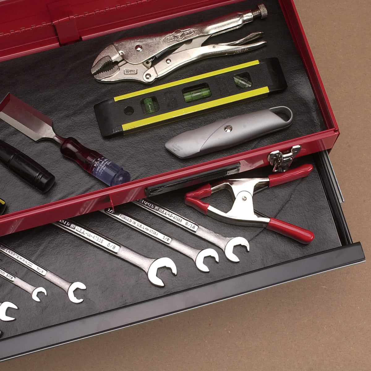 Black Tool Box Shelf Liner. x 5 ft. EasyLiner Solid Grip 18 in