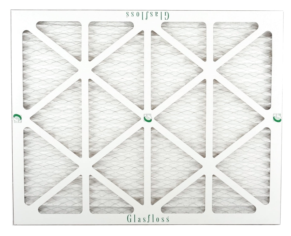 Glasfloss 20x21x1 - MERV 10 -Qty:4 - Furnace Air Filter - Made in USA (Actual Size: 19.5 x 20.5x7/8 inch)