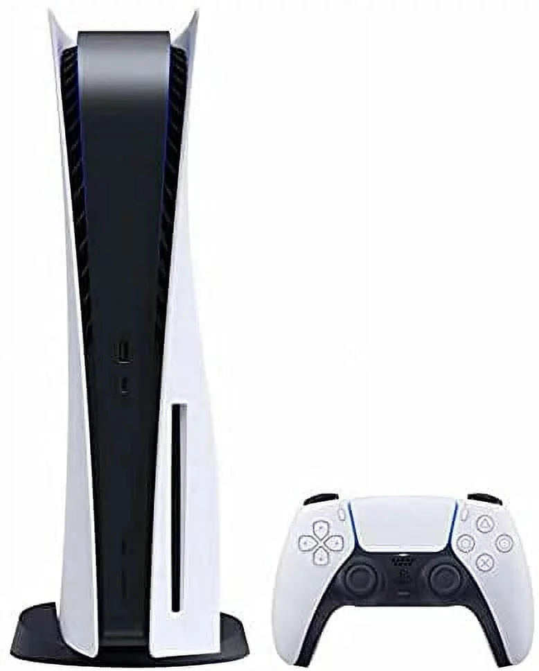 TEC  PlayStation_PS5 Gaming Console (Disc Version) with God of War(GOW) Ragnarök Bundle Plus Extra Starlight Blue Controller - PlayStation - 5