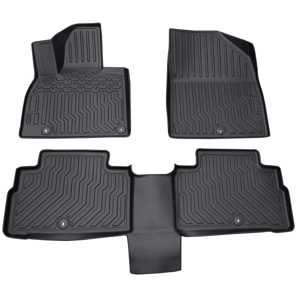 OWSOO Floor Mats,Floor 2020-2023 Bucket Center Car Telluride Bucket Kia Telluride Console Dazzduo Floor Telluride