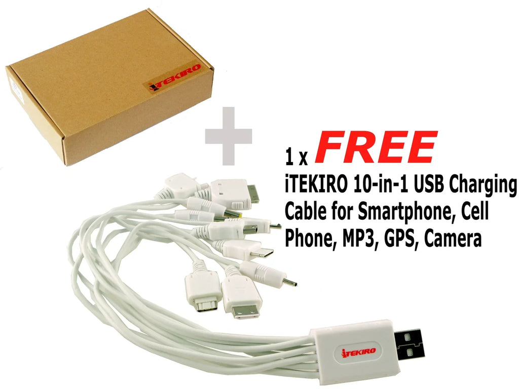 iTEKIRO 65W AC Adapter for  Latitude 14 E5440, 14 E5450, 15 3550, 15 3570, 15 3580, 15 35x0, 15 5000, 15 5580, 15 5590, 3330, 3340, 3440, 3540; 06TM1C 06TFFF 0928G4 09RN2C 0HH44H 0NNWP1 0RM617