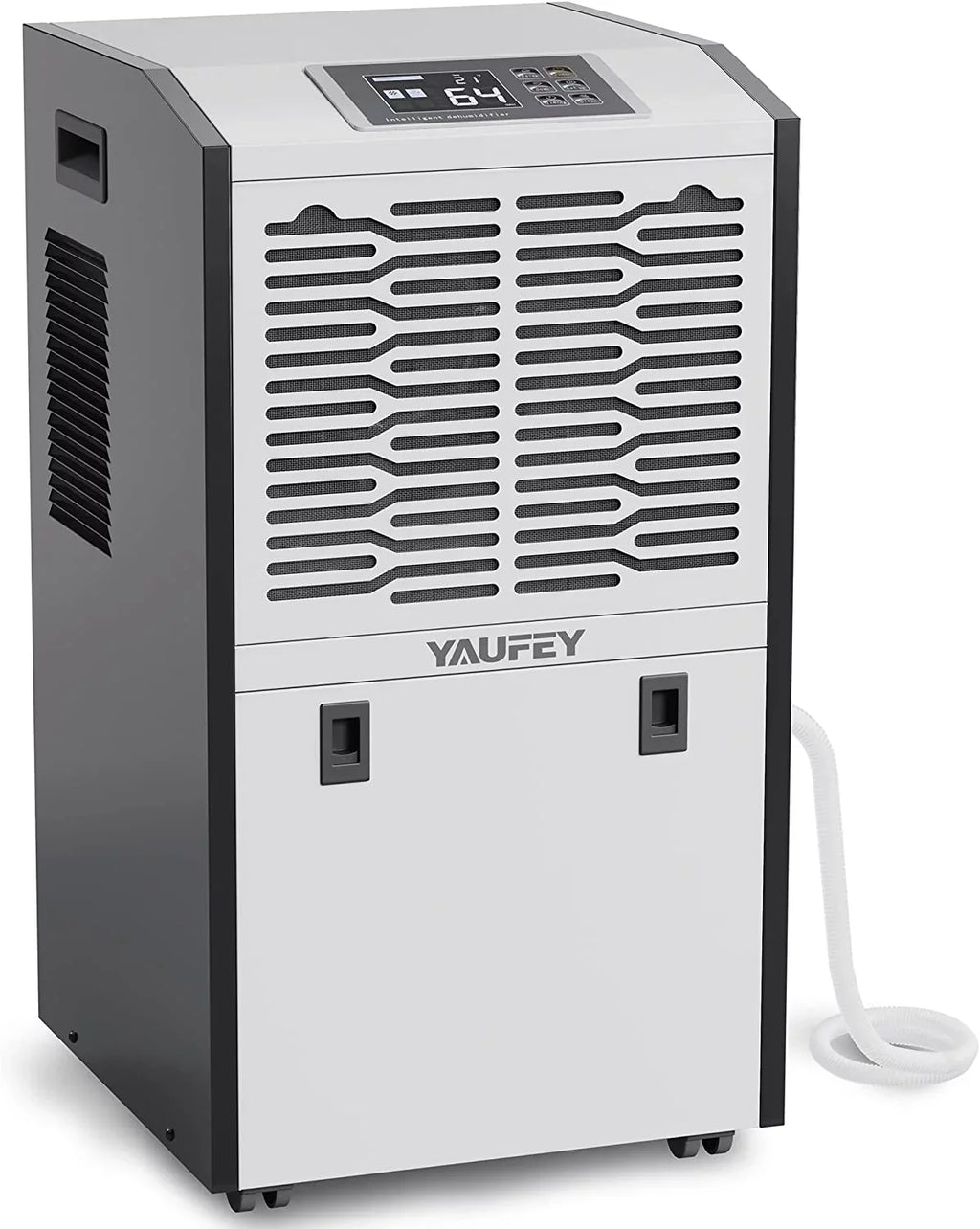 Ft - Includes 6.56ft Drain Hose, 1.32 Gal moisture Tank Ideal for Large Basements, Industrial or Commercial Spaces and Job Sites. Yaufey Large Commercial 155 Pint Dehumidifier for Spaces up to 8,000 Sq
