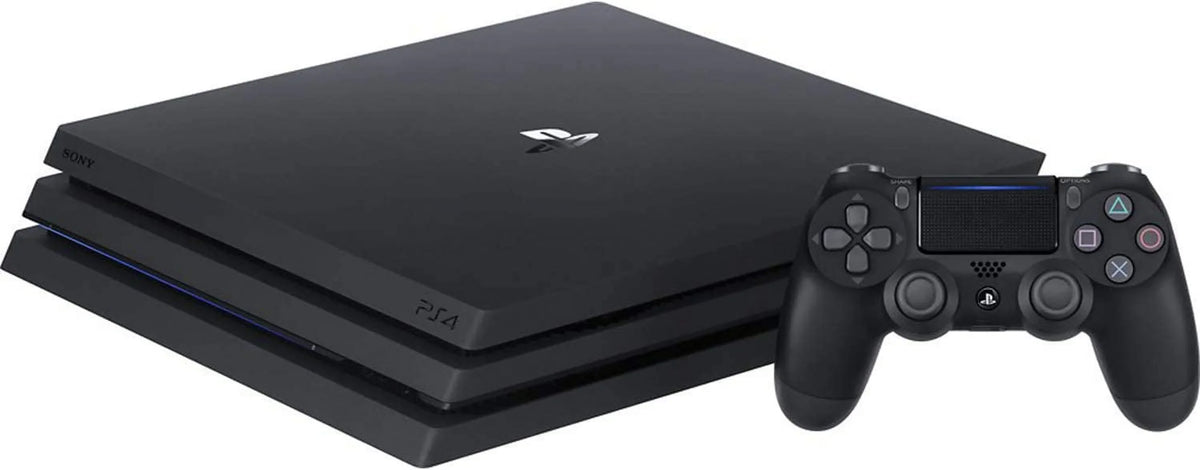 Pre-Owned  PlayStation 4 Pro 1TB Gaming Console Black HDMI Cable With BOLT AXTION Cleaning Kit Bundle (Refurbished: Like New)
