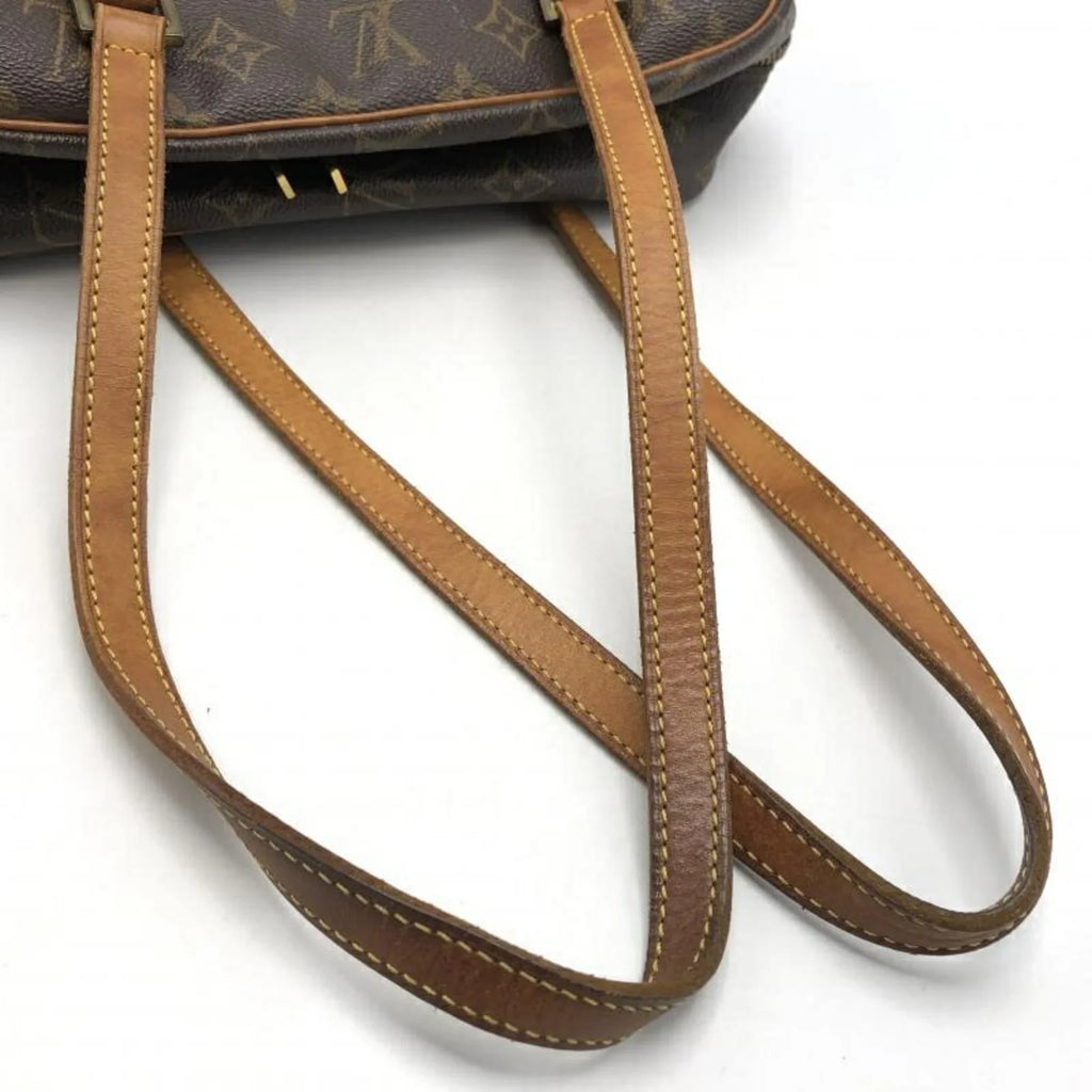 Pre-Owned LOUIS VUITTON Shite MM Handbag M51182 Monogram Brown Louis Vuitton (Good)