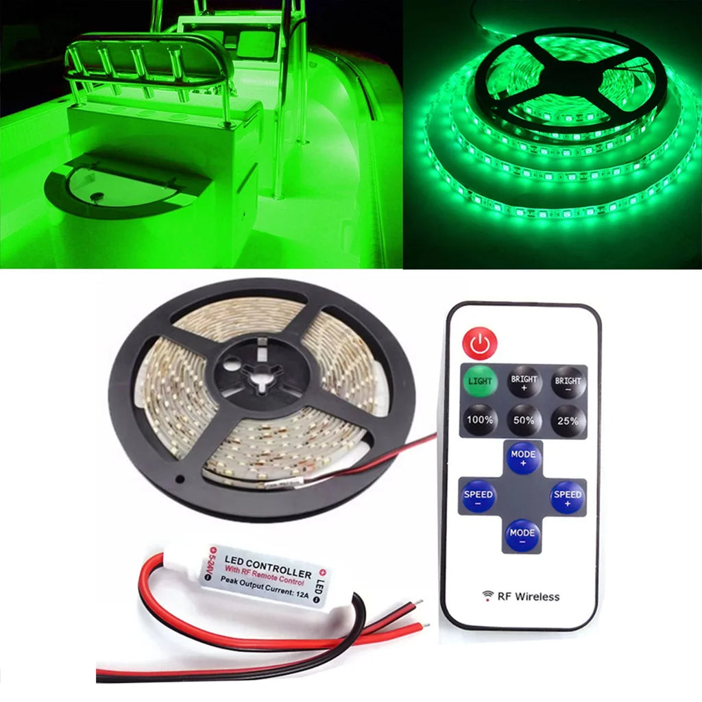 Pontoon craft Light, Marine Led Light Strip for Duck Jon Bass ship Sailboat Kayak Flex Lighting for ship Deck Light Accent Light Courtesy Interior Lights Fishing Night 12v
