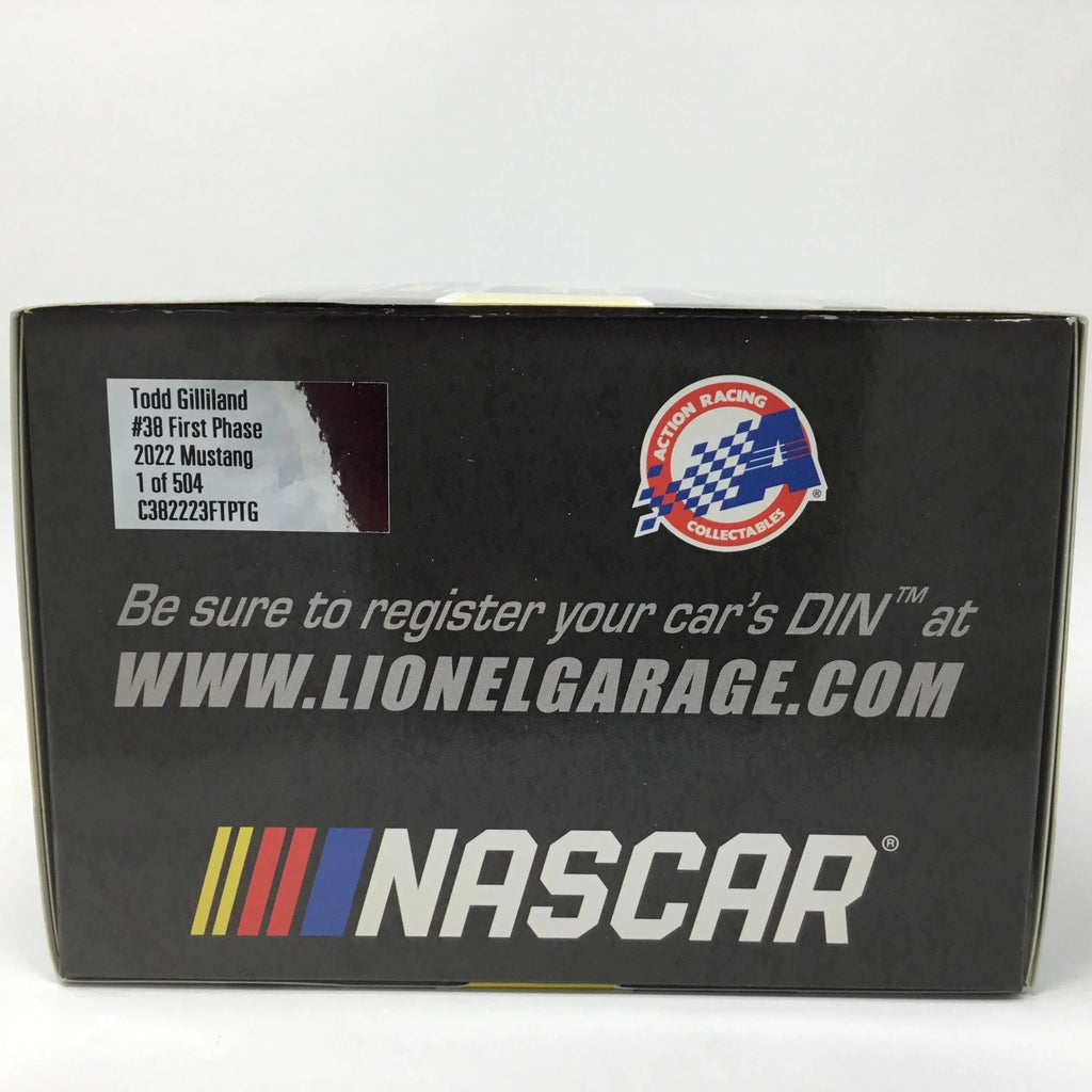 Action Racing Todd Gilliland 2022 #38 First Phase 1:24 Regular Paint Die-Cast  Mustang