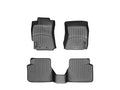 WeatherTech Custom Fit FloorLiners matching with 2009-2013 Subaru Forester - 1st & 2nd Row, Black