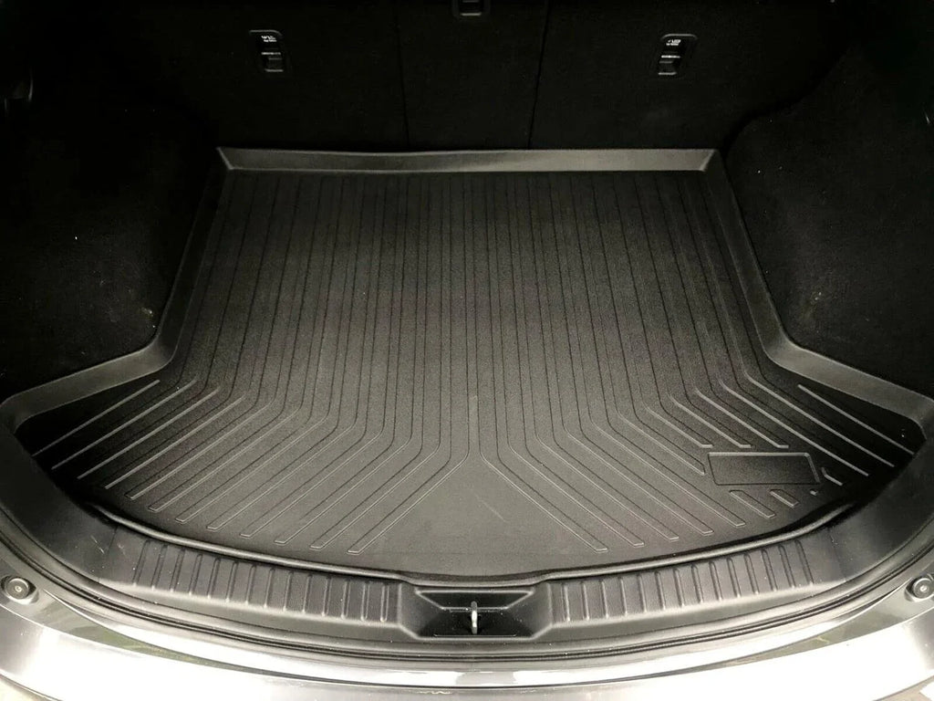 EACCESSORIES EA Cargo Liner – Trunk Mat for Mazda CX-5 CX5 2017-2023 – atmospheric conditions-immune Trunk Mats for Cars with Raised Lip – Non-Slip Car Trunk Mat Rubber – Easy to Install – Laser Pre-Cut Design