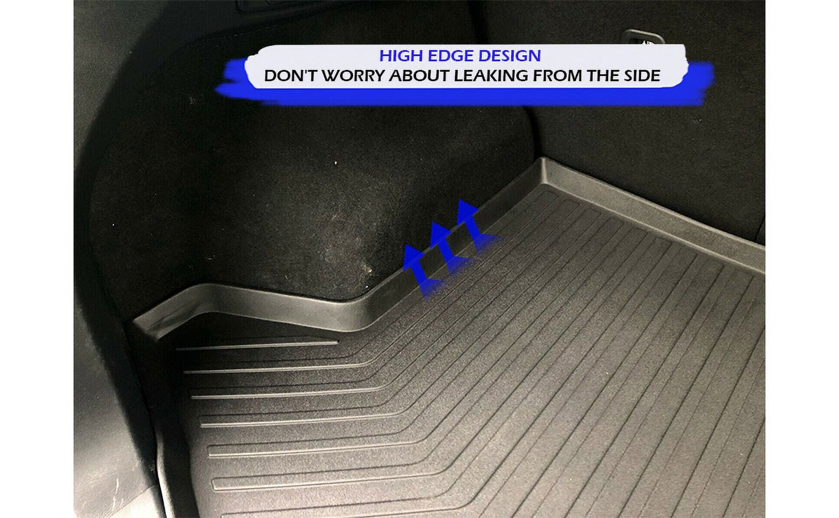 EACCESSORIES EA Cargo Liner – Trunk Mat for Mazda CX-5 CX5 2017-2023 – atmospheric conditions-immune Trunk Mats for Cars with Raised Lip – Non-Slip Car Trunk Mat Rubber – Easy to Install – Laser Pre-Cut Design