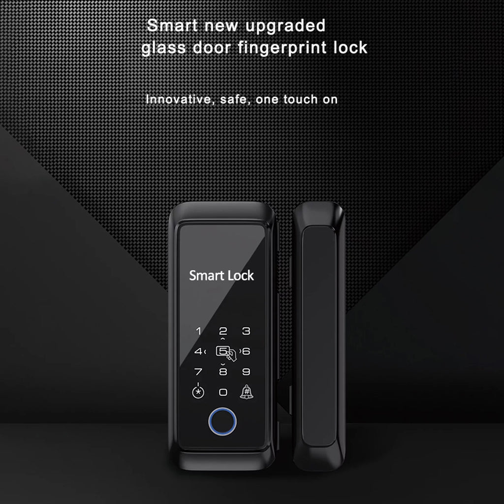 MIXFEER Smart Lock Fingerprint Lock Door Lock Keypad Door Lock with Handle Fingerprint Electronic Deadbolt Door Lock Smart Door Lock appropriate with APP