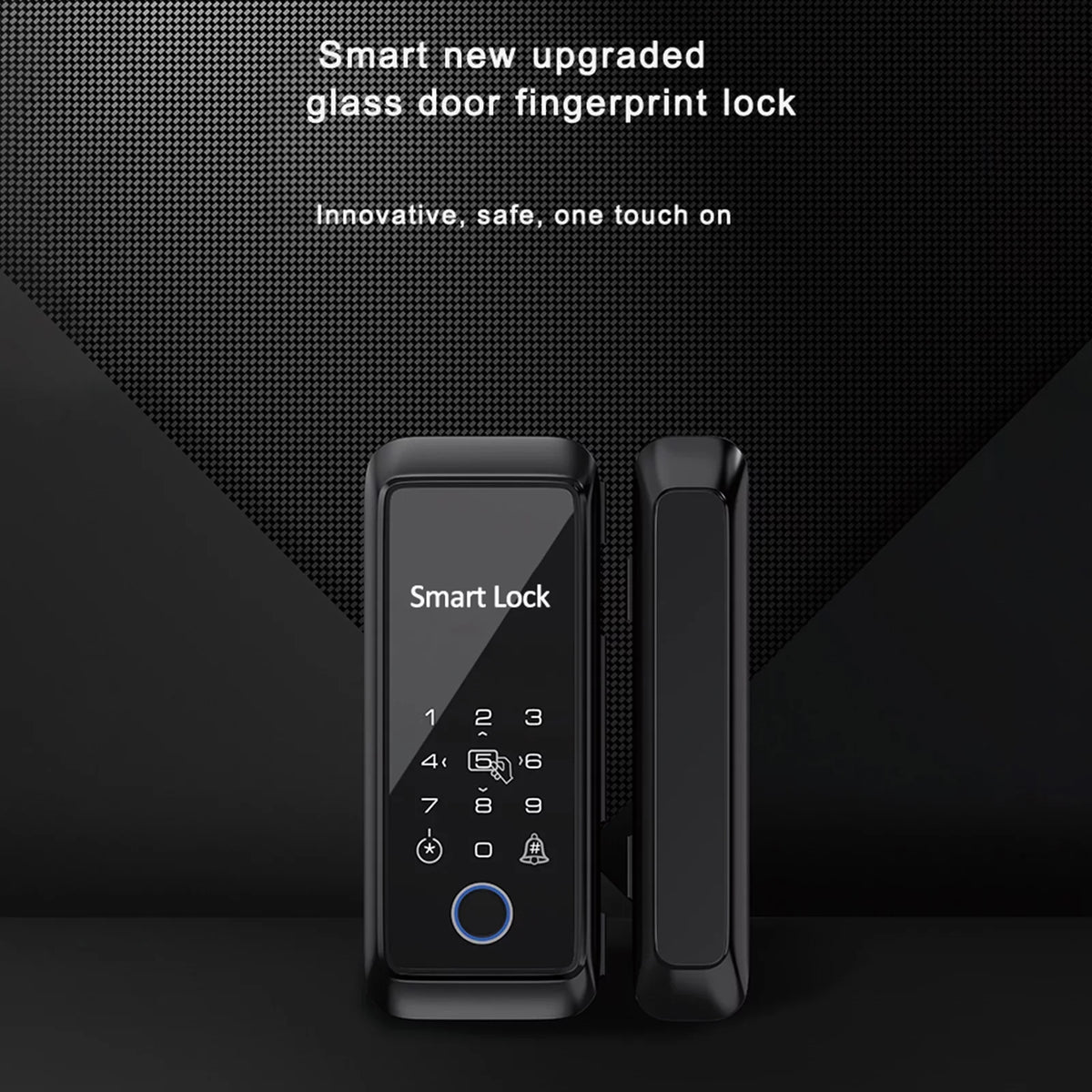 MIXFEER Smart Lock Fingerprint Lock Door Lock Keypad Door Lock with Handle Fingerprint Electronic Deadbolt Door Lock Smart Door Lock appropriate with APP