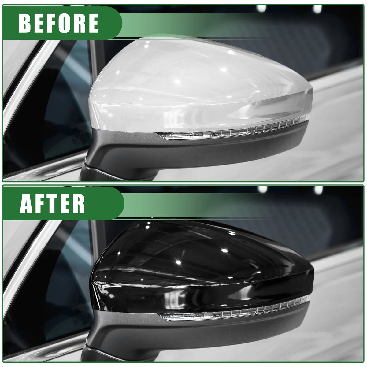 Unique Bargains Side View Mirror shield Trim Shell Right Side Mirror Cap Replacement for Chevrolet Cruze 2017-2019 Black