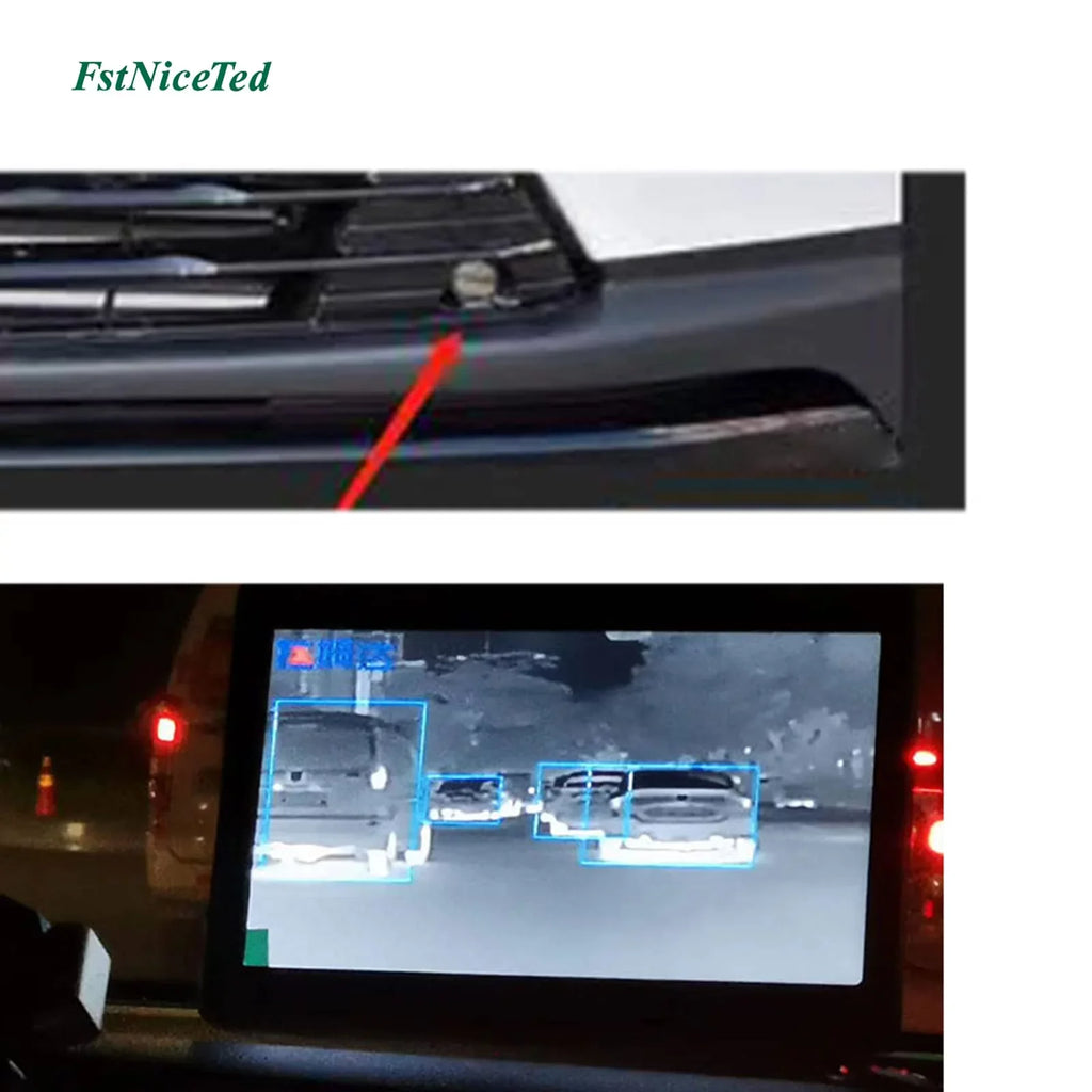 Car Night Vision IP67 Waterproof Avoid Obstacles System Driving Thermal Car Infrared Image Camera Auto Black Box Car Night Vision Camera for Cars