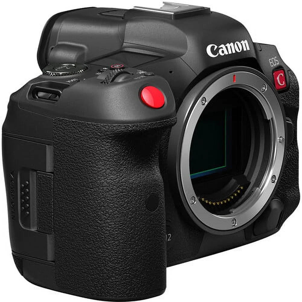 EOS R5 C Mirrorless Cinema Camera (Body Only) and Mount Adapter EF-EOS R Bundle + Deluxe Accessories Like Pro Microphone, High Power LED, 4-Pack Photo Editing Software and More