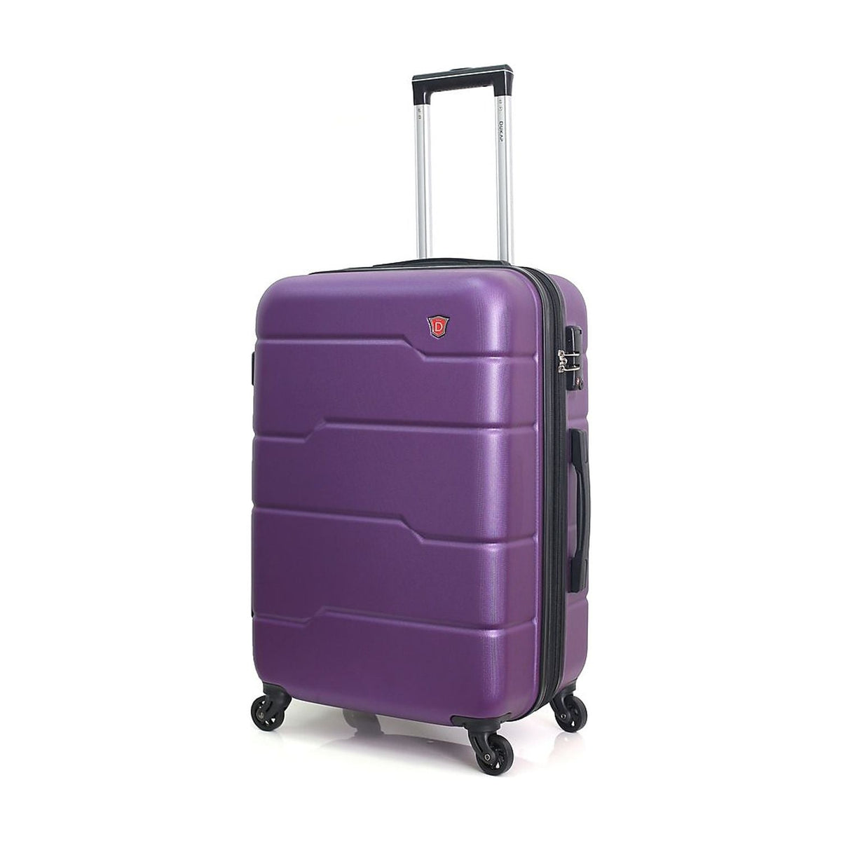 DUKAP RODEZ Plastic Carry-On Luggage Purple (DKROD00S-PUR)