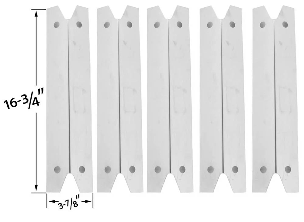 Replacement Heat Plate for Brinkmann 810-4580-SB, (5-PK) Gas Grill Models