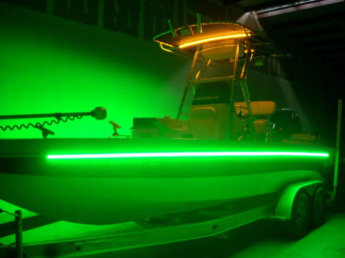 Pontoon craft Light, Marine Led Light Strip for Duck Jon Bass ship Sailboat Kayak Flex Lighting for ship Deck Light Accent Light Courtesy Interior Lights Fishing Night 12v
