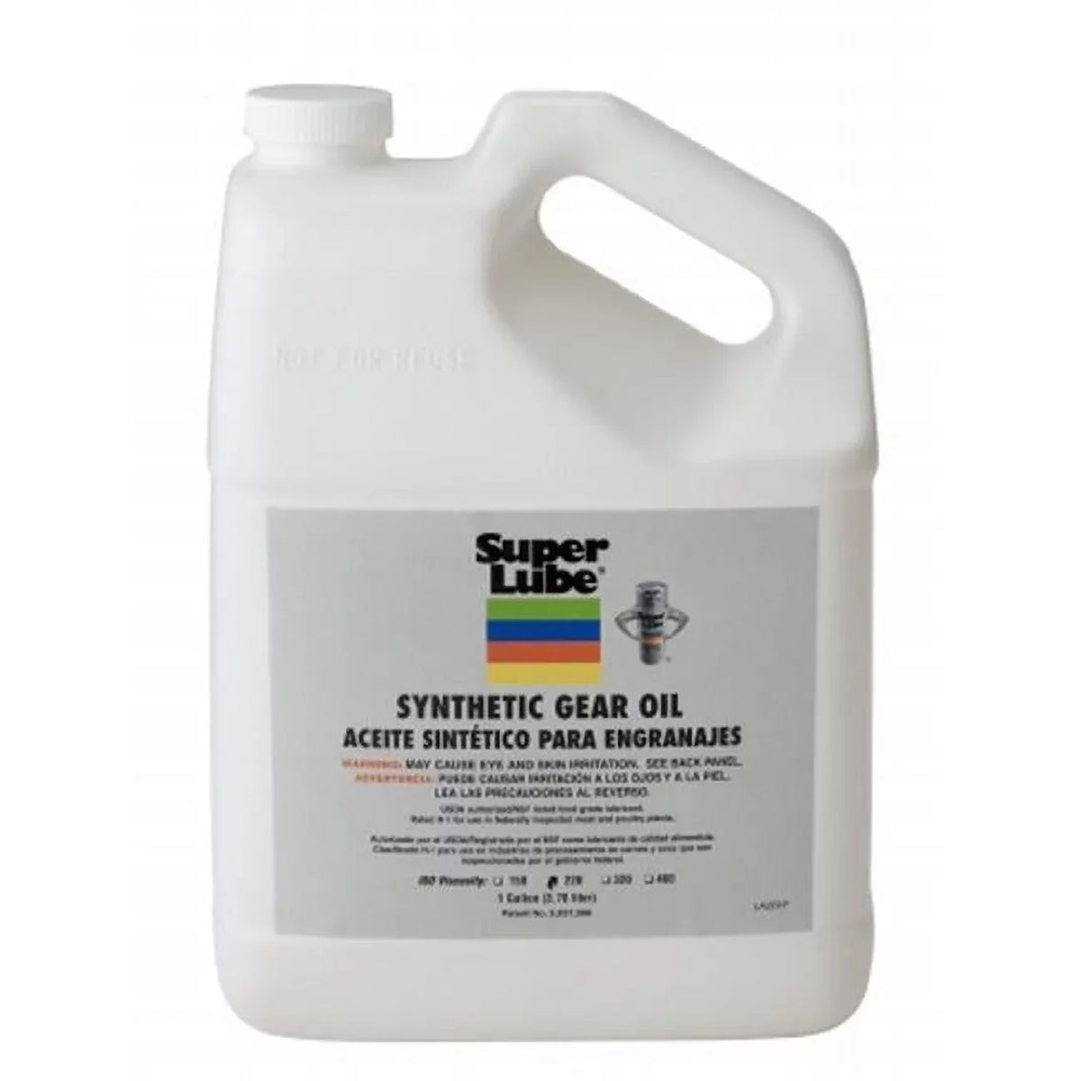 Super Lube  1 Gallon- Synthetic Gear Oil ISO 220- Translucent