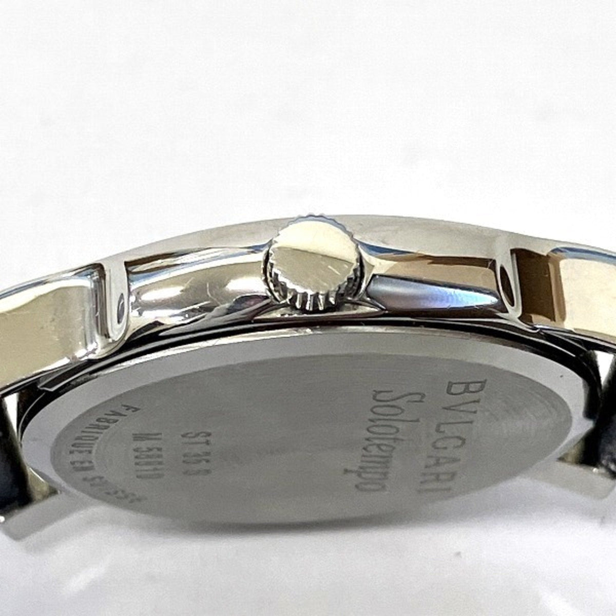 Pre-Owned Bulgari BVLGARI Solo Tempo ST35S Quartz Watch Men's (Good)