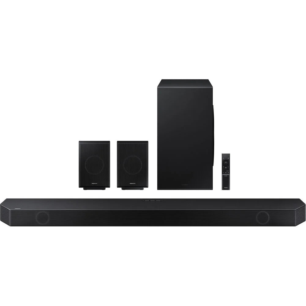 Restored  - HW-Q990B/ZA 11.1.4ch Soundbar with Wireless Dolby Atmos / DTS:X and Rear Speakers - Black [Manufacturer Refurbished]