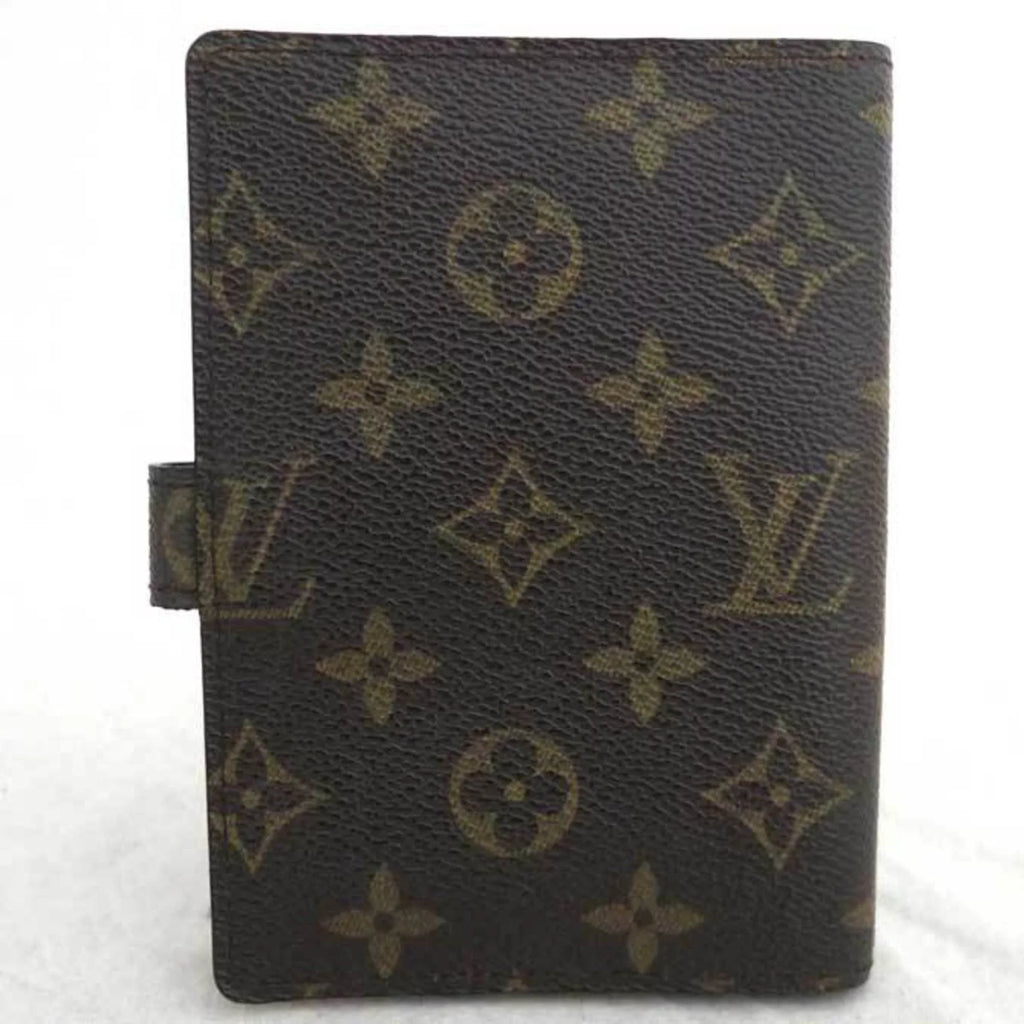 Pre-Owned Louis Vuitton LOUIS VUITTON Notebook shield Monogram Agenda PM Canvas Brown Unisex R20005 (Good)