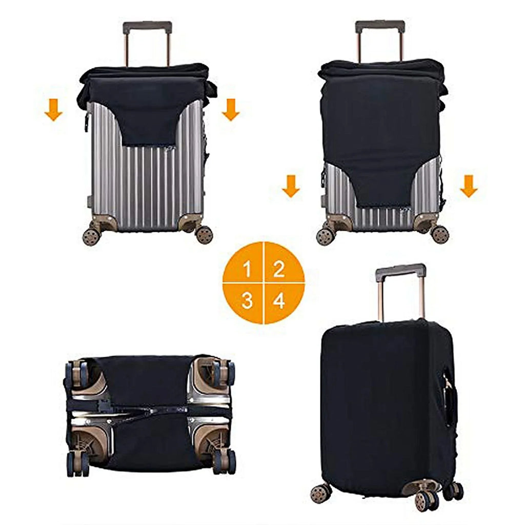 Kll Dancing African Womans Luggage shield Suitcase wrap Suitcase Protector-