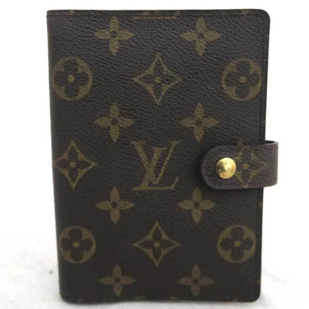 Pre-Owned Louis Vuitton LOUIS VUITTON Notebook shield Monogram Agenda PM Canvas Brown Unisex R20005 (Good)