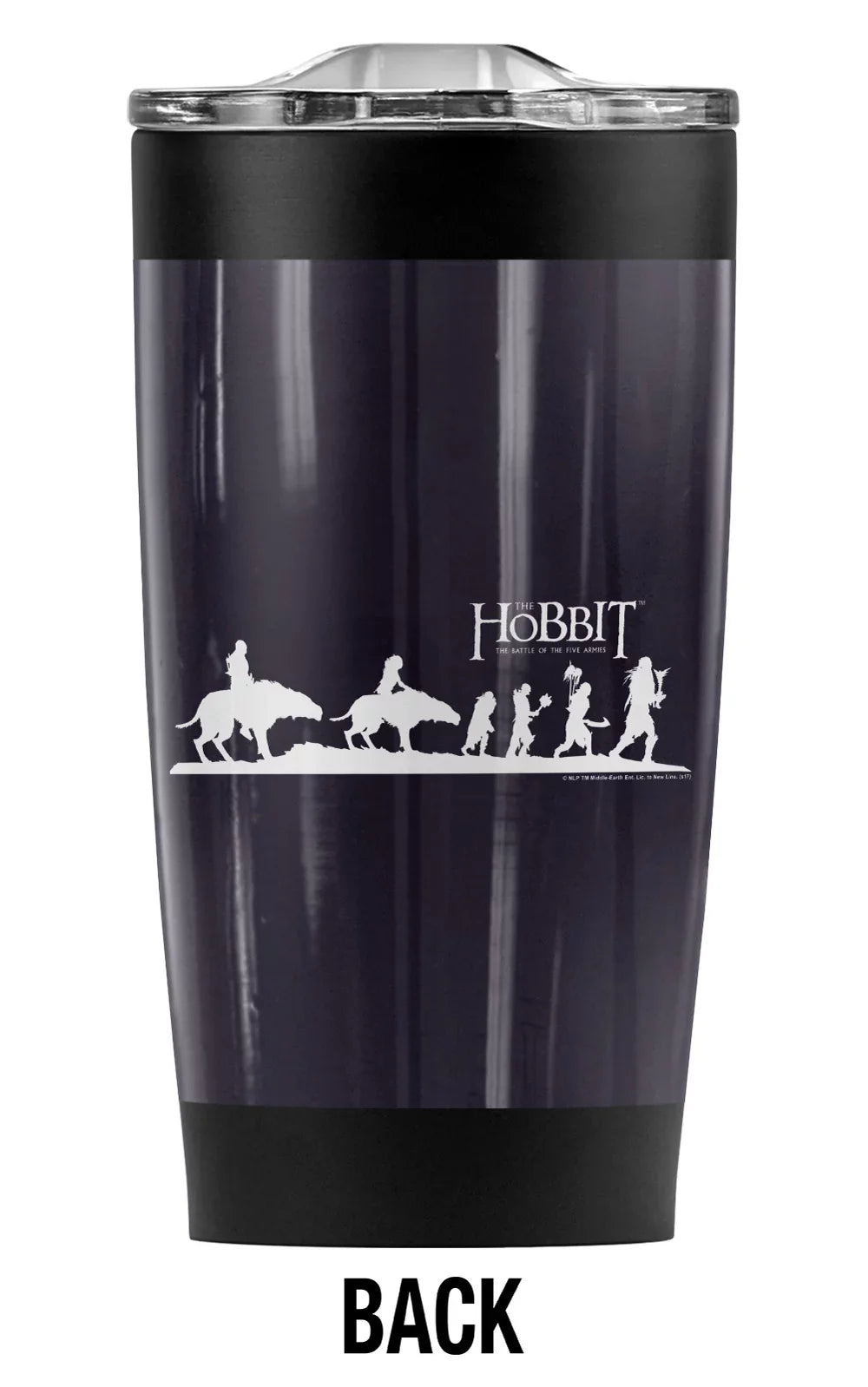 The Hobbit/Orc Company Stainless Steel Tumbler 20 oz Coffee Travel Mug/Cup, Vacuum Insulated & Double Wall with Leakproof Sliding Lid | excellent for Hot Drinks and Cold Beverages