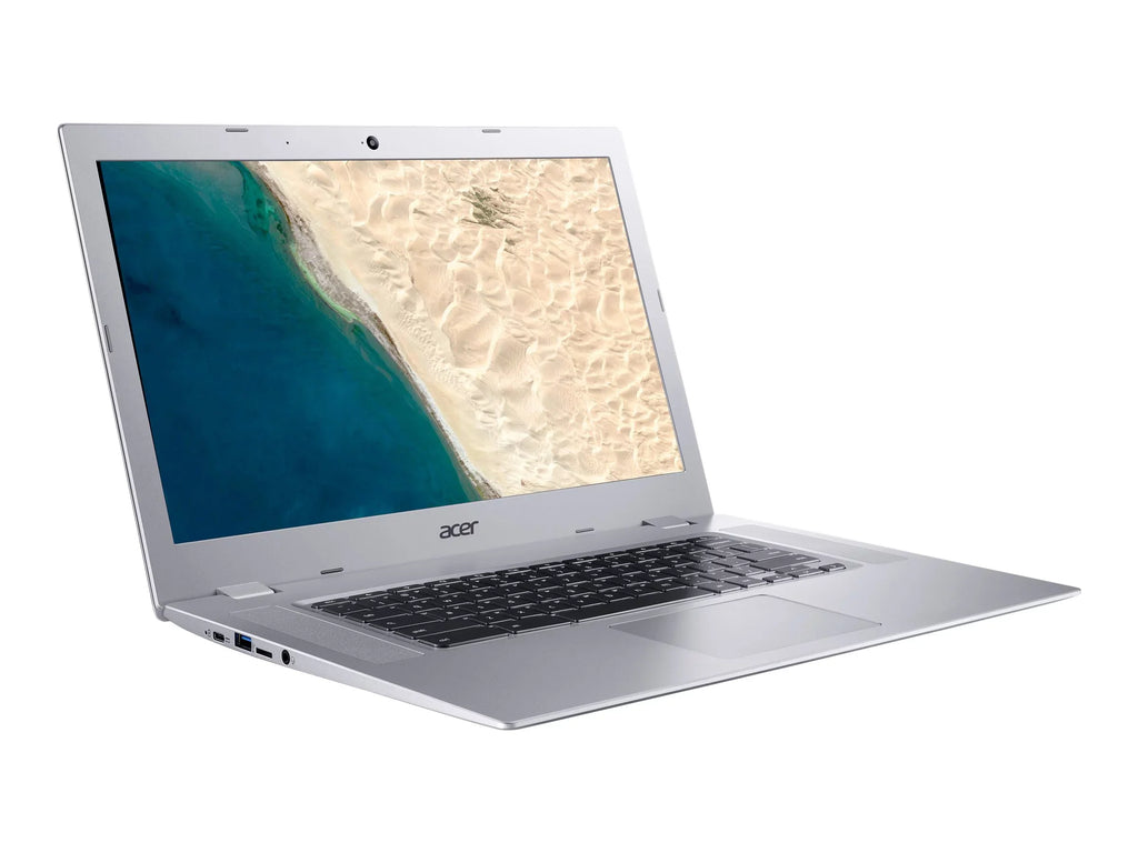Chromebook 315 CB315-2H-68E6 - AMD A6 - 9220C / up to 2.7 GHz - Chrome OS - Radeon R5 - 4 GB RAM - 32 GB eMMC - 15.6" IPS 1920 x 1080 (Full HD) - Wi-Fi 5 - pure silver - kbd: US