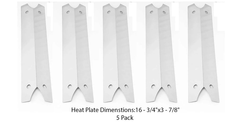 Replacement Heat Plate for Brinkmann 810-4580-SB, (5-PK) Gas Grill Models