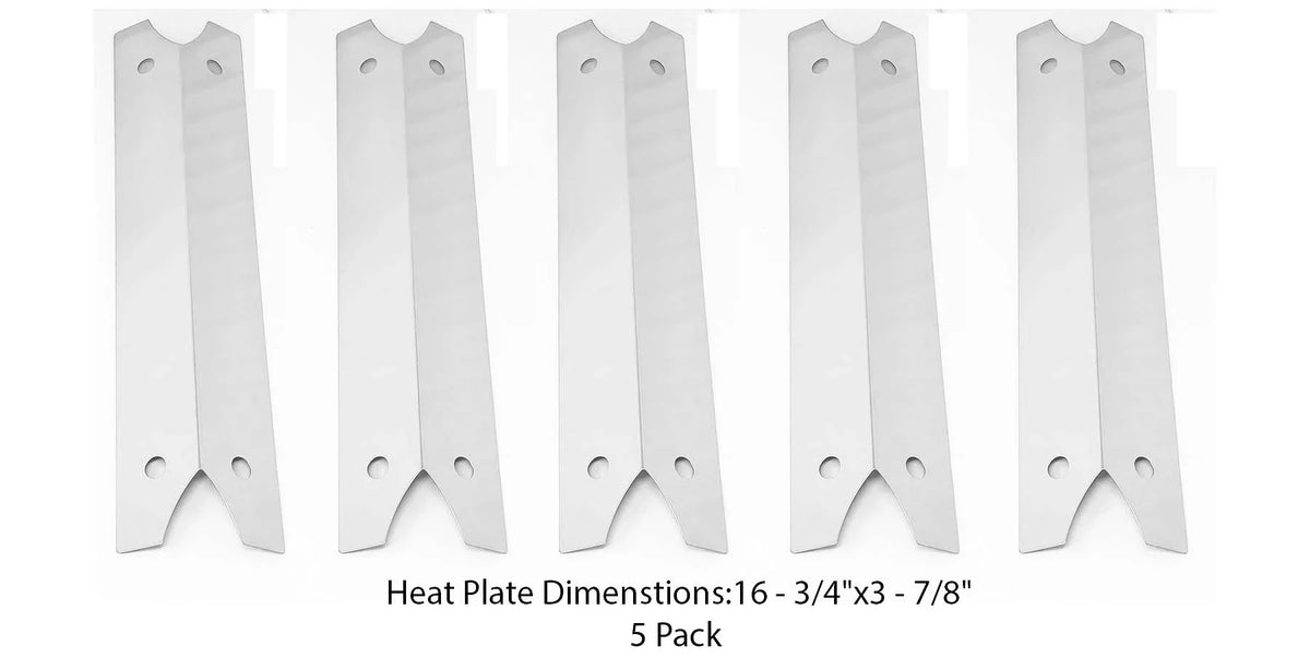 Replacement Heat Plate for Brinkmann 810-4580-SB, (5-PK) Gas Grill Models
