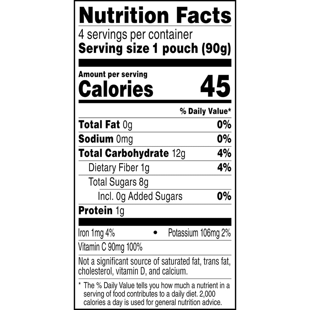 Santa Cruz Organic®  Sauce  Strawberry -- 4 Pouches Pack of 2