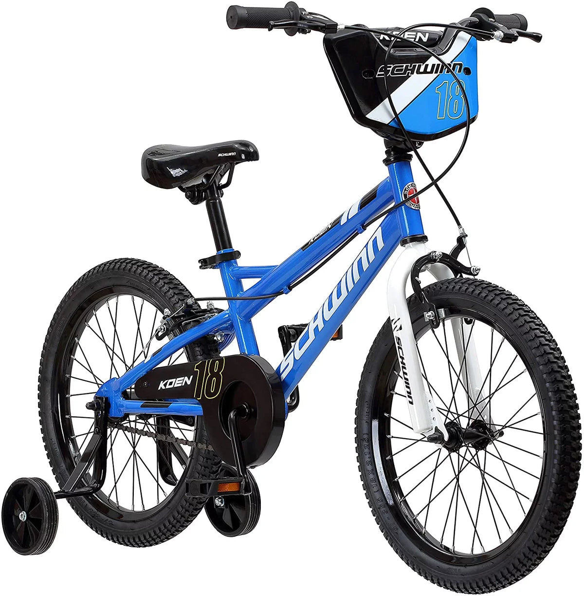 Schwinn Koen Boys Bike For Toddlers And Kids (blue|18-inch Wheels)