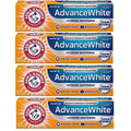 Pack of (4) ARM And HAMMER Advance White Baking Soda And Peroxide Toothpaste, Extreme Whitening 4.3 oz