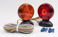 Hopkins Towing Solutions Magnetic 2 Sided Towing Light Kit, C6300, Amber and Red