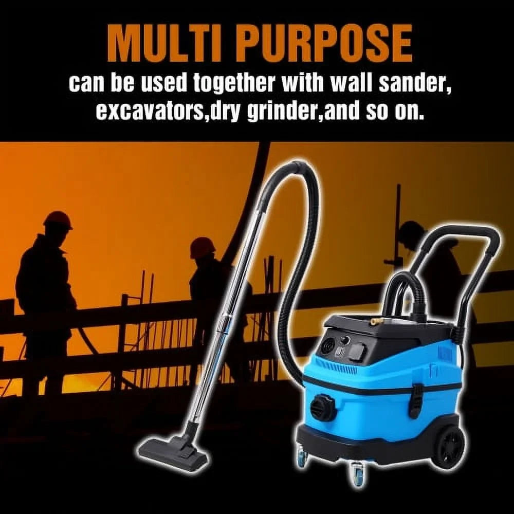 Wet Dry Blow Vacuum 3 in 1 Shop Vacuum Cleaner with More Than 18KPA Powerful Suction outstanding for Garage, Home, Workshop, Hard Floor and Pet Hair 8 Gallon Large Capacity 6 Peak  1200W