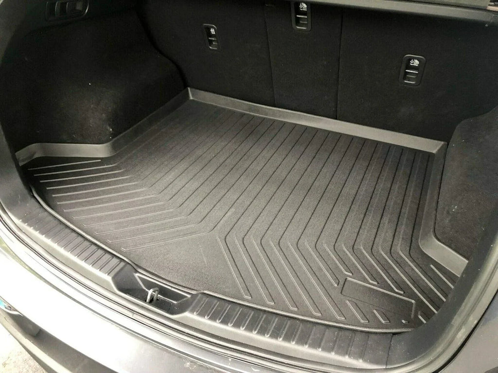 EACCESSORIES EA Cargo Liner – Trunk Mat for Mazda CX-5 CX5 2017-2023 – atmospheric conditions-immune Trunk Mats for Cars with Raised Lip – Non-Slip Car Trunk Mat Rubber – Easy to Install – Laser Pre-Cut Design