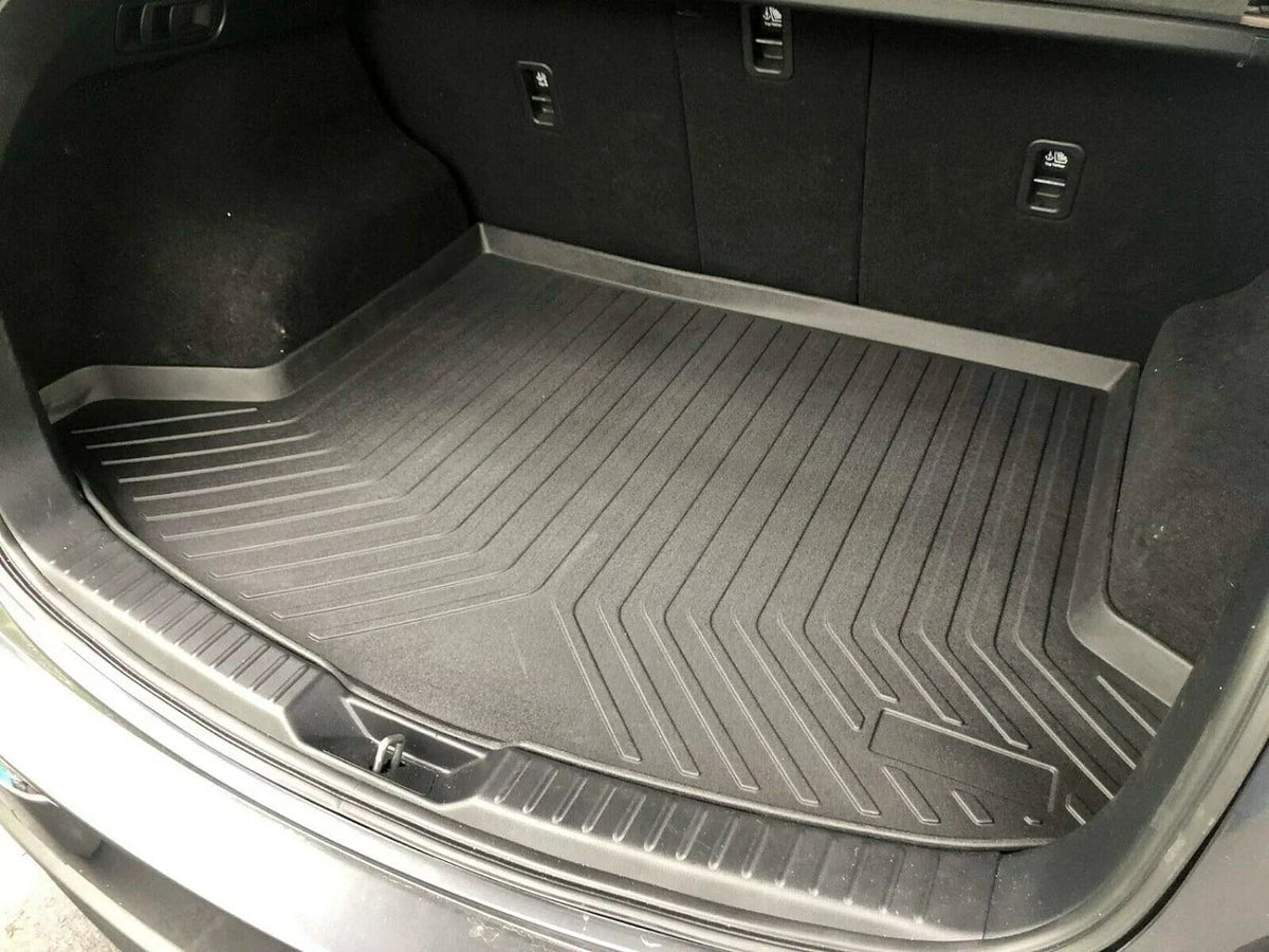 EACCESSORIES EA Cargo Liner – Trunk Mat for Mazda CX-5 CX5 2017-2023 – atmospheric conditions-immune Trunk Mats for Cars with Raised Lip – Non-Slip Car Trunk Mat Rubber – Easy to Install – Laser Pre-Cut Design