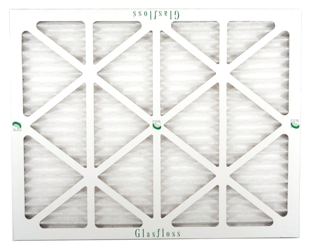 Glasfloss 20x21x1 - MERV 10 -Qty:4 - Furnace Air Filter - Made in USA (Actual Size: 19.5 x 20.5x7/8 inch)