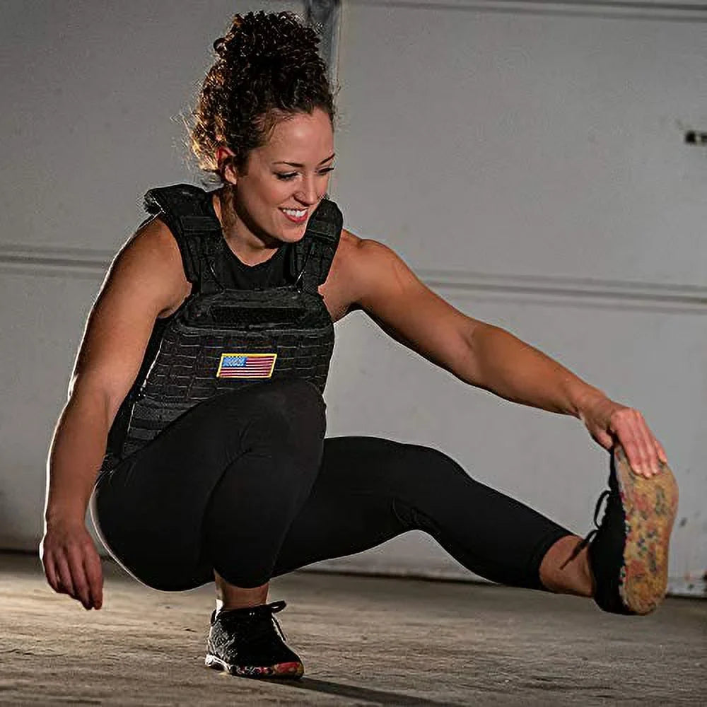 Weight Vest Plates - 8.75 LB Plates Sold In A Pair - 20LB Total Vest Weight - F&F Fitness - suitable With Most Vests, Weight Carrier - Crossfit Training – Plates For Weighted Vest Workouts