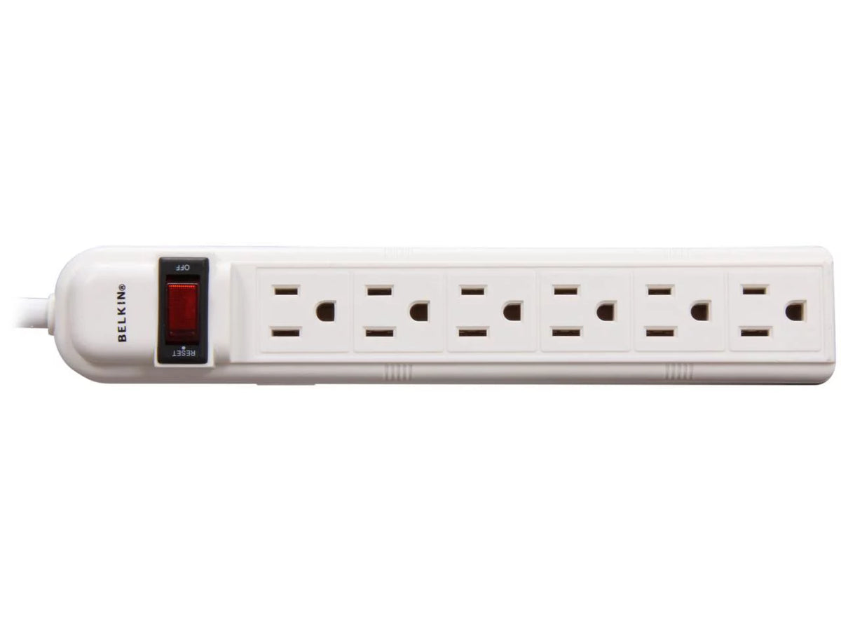 Cord Length. BELKIN F9P609-05R-DP 6 Outlets Power Console 5 ft