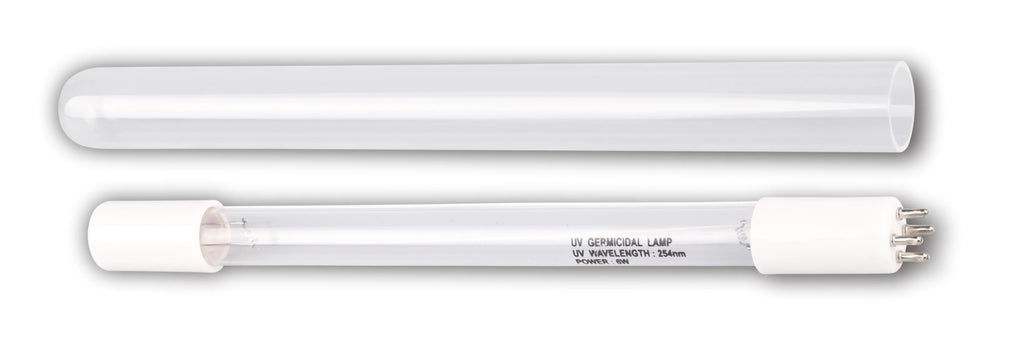 Bluonics (2pcs) 6W UV 4 Prong Replacement Bulb & Quartz Sleeve Tube for our moisture Purifier Ultraviolet Light System