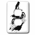 3dRose Brraaap Enduro Offroader Motorbike Motocross Biker Racing - 2 Plug Outlet wrap (lsp_294724_6)