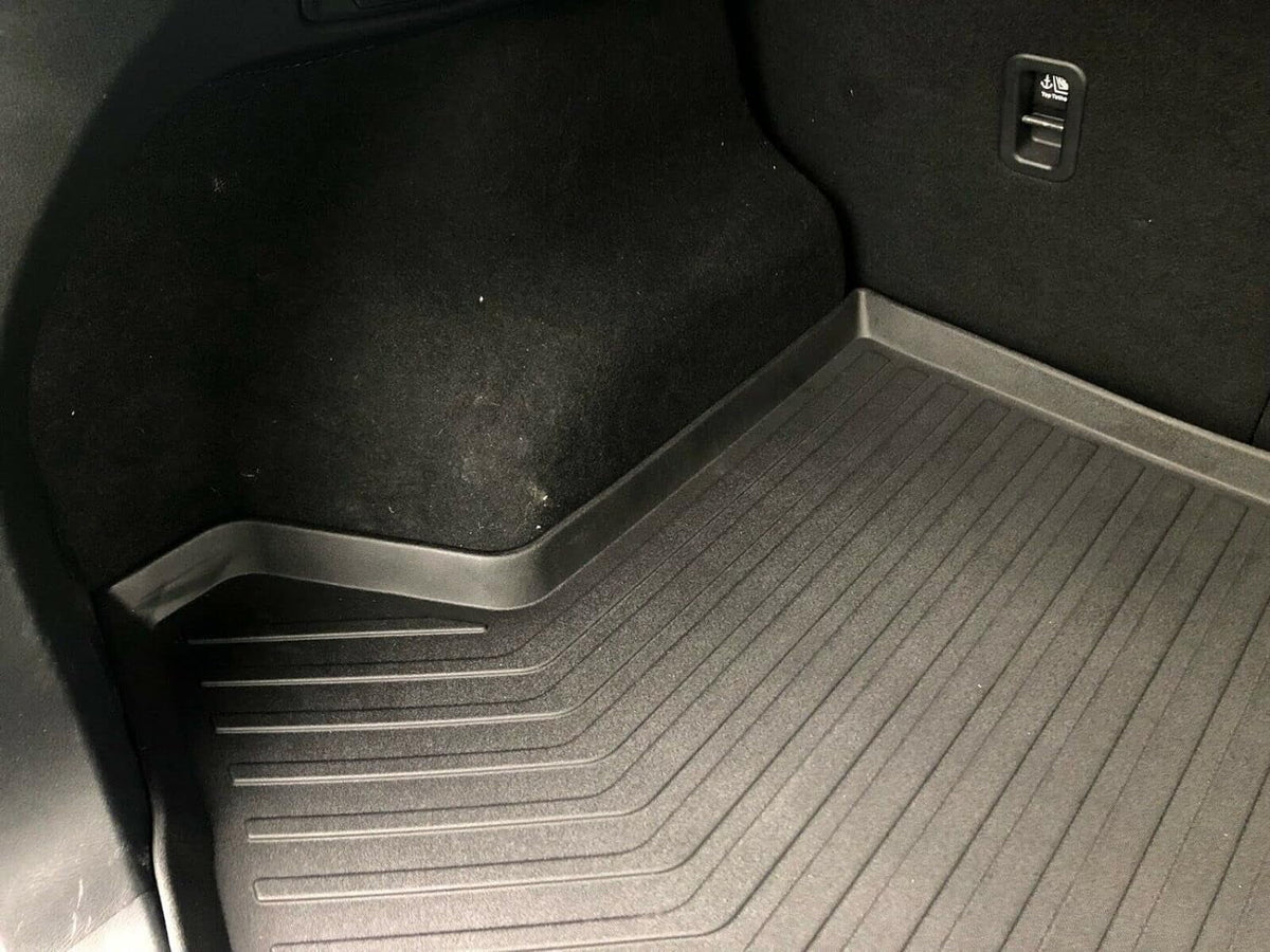 EACCESSORIES EA Cargo Liner – Trunk Mat for Mazda CX-5 CX5 2017-2023 – atmospheric conditions-immune Trunk Mats for Cars with Raised Lip – Non-Slip Car Trunk Mat Rubber – Easy to Install – Laser Pre-Cut Design