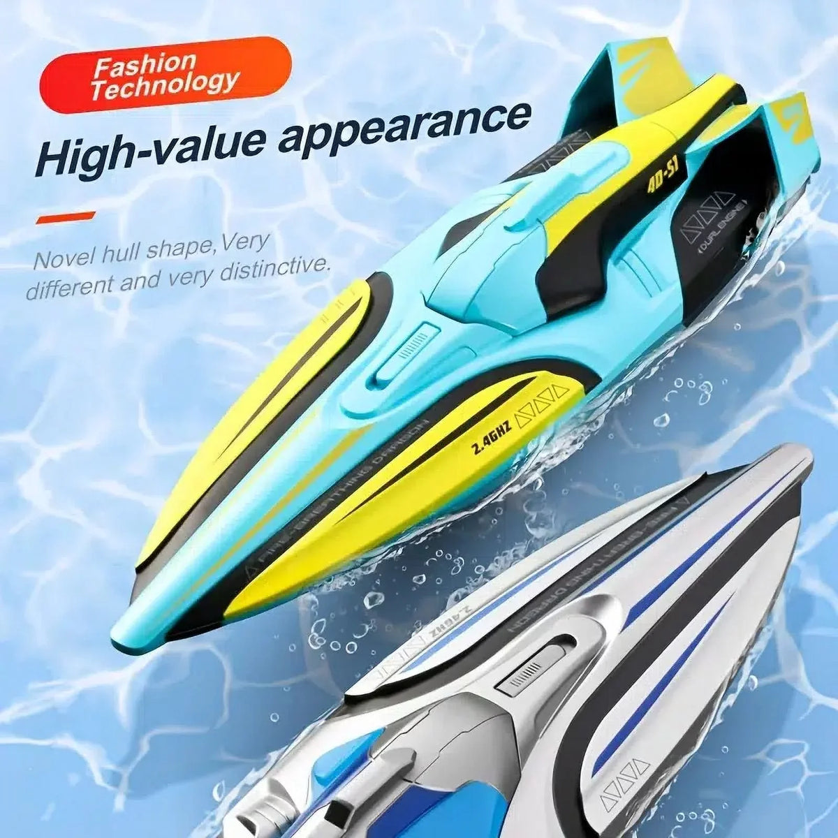 ship With 2 Battery  Dual Motors  2.4G High Speed 30km/h Remote Control craft For Pools And Lakes   Boats Toys Gift For Adults And Kids