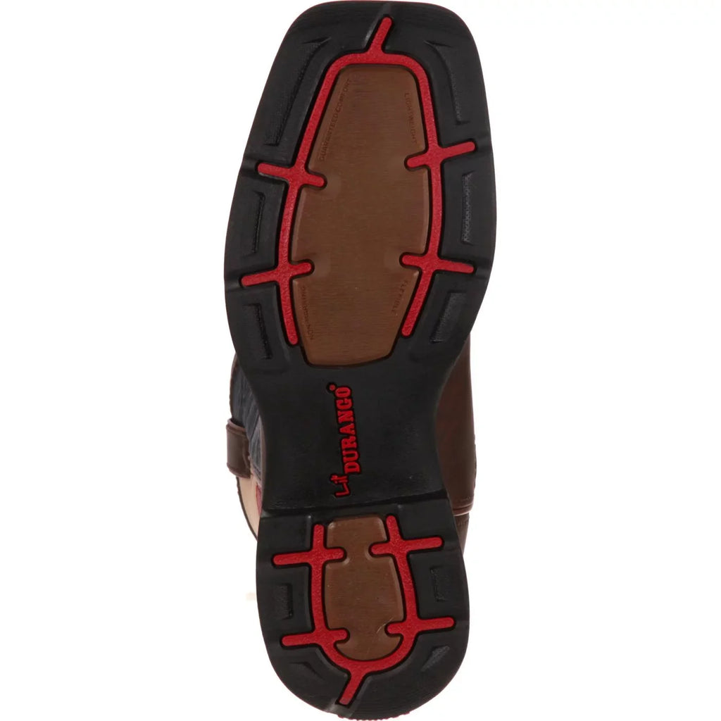 LIL' DURANGO® Kids' Texas Flag Western Boot Size 13.5(ME)