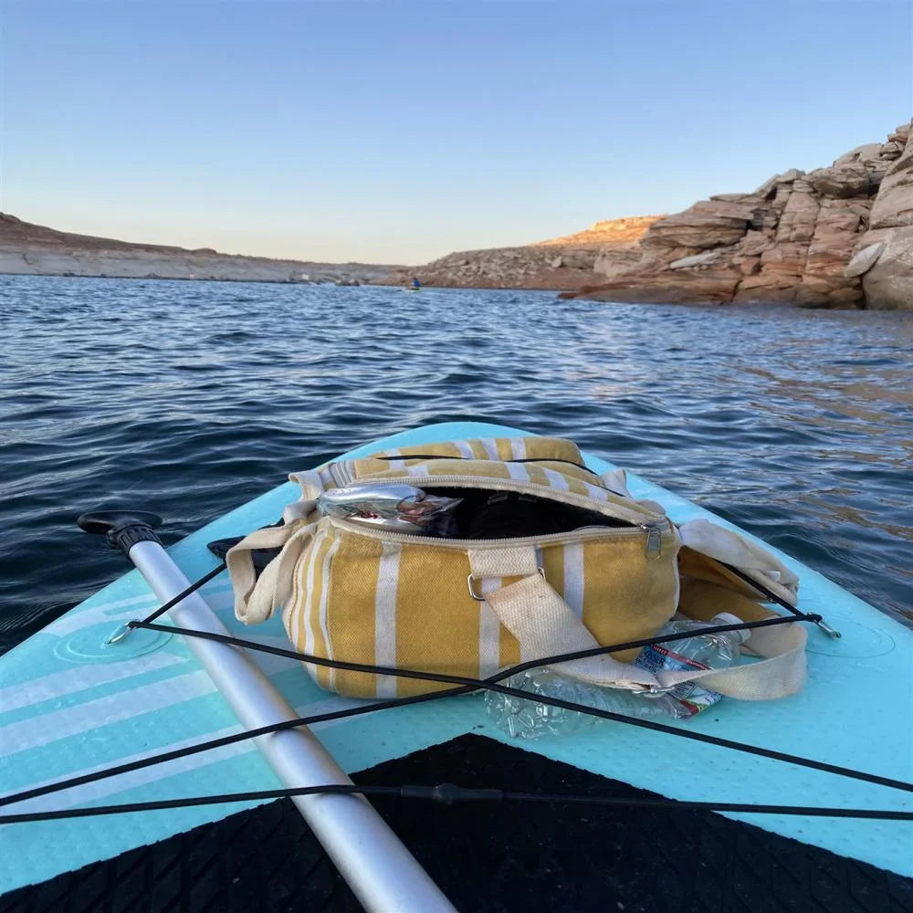 FBSPORT 11 Ft SUP Thickening Inflatable Stand Up Paddle Board w/Complete Accessories & Carry Bag, Surf Control, Non-Slip Deck, Standing ship Surfboard
